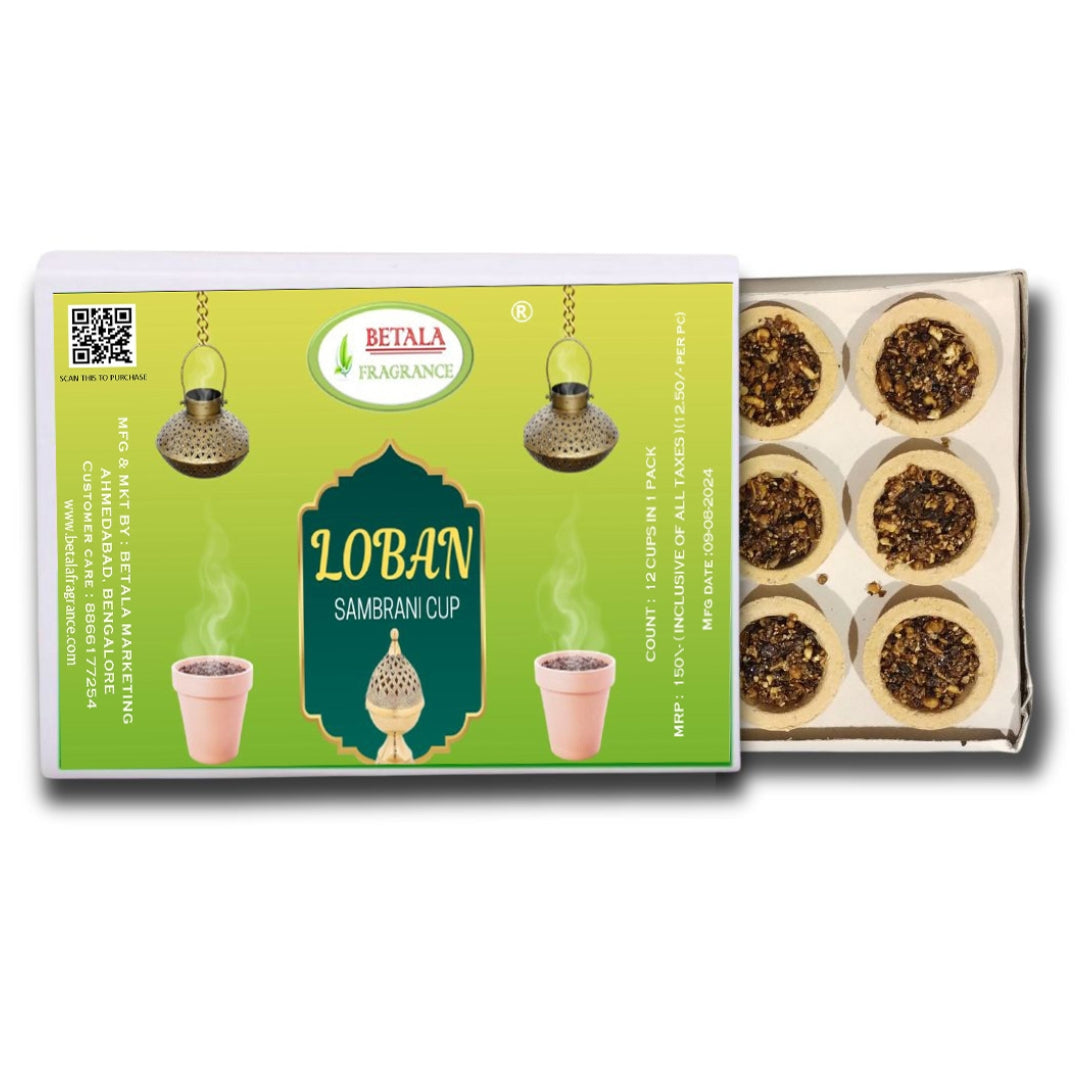 Betala Fragrance Loban Flavour Dhoop Cup | Shop Dhoop Sambrani Online