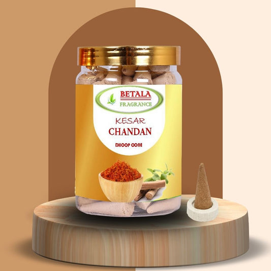 Kesar Chandan Flavour Perfumed Dhoop Cones