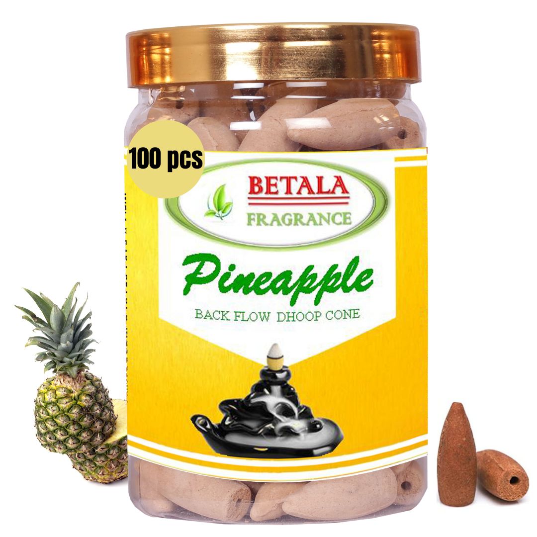 Pineapple Flavour Backflow Dhoop Cone
